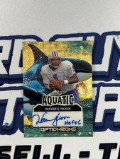 Marketplace image: 2025 Leaf Aquatic Optichrome Superfractor Auto #A-WM1 Warren Moon 1 1