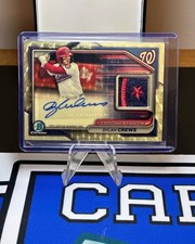 Marketplace image: 2024 Bowman Chrome Dylan Crews 1/1 Superfractor Patch Auto