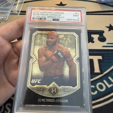 Marketplace image: 2018 Topps Chrome UFC - Museum Collection Demetrious Johnson 1/1 Superfractor