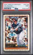 Marketplace image: 2026 Topps Silver Pack Cal Raleigh Superfractor 1/1 #91C-80 1/1 PSA 9