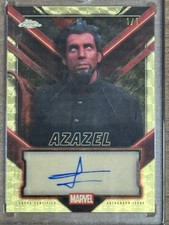 Marketplace image: Topps Chrome Deadpool 2025 AZAZEL  1/1 SuperFractor Autograph. Beautiful!