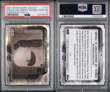 Marketplace image: 2021 Topps Chrome Star Wars #143 Grogu Discvrd By Mando Superfractor 1/1 PSA 10