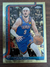 Marketplace image: 2025-26 Topps Chrome Superfractor Alex Caruso 1/1 SSP Thunder