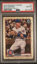 Marketplace image: 2020 Bowman Chrome Nico Hoerner #44 SuperFractor /1 PSA 10