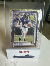 Marketplace image: 2025 Panini Donruss Optic Isaiah Likely #101 Gold Superfractor 1/1 Ravens Giants