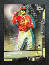 Marketplace image: 1/1 SUPERFRACTOR CHRISTIAN MOORE NOCTURNAL CASE HIT SSP 2026 TOPPS CHROME BLACK