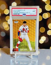 Marketplace image: Juan Soto 2020 Stadium Club Chrome Superfractor  1/1 PSA 9 Iconic Playoff Image