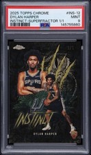 Marketplace image: 2025 TOPPS CHROME INSTINCT DYLAN HARPER SUPERFRACTOR 1/1