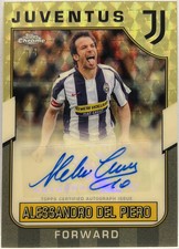 Marketplace image: Alessandro Del Piero 1/1 Autograph Superfractor Topps Chrome Juventus 2022/23