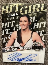 Marketplace image: Montana De La Rosa 2025 Leaf Metal Women Sport Hit Like A Girl 1/1 Superfractor