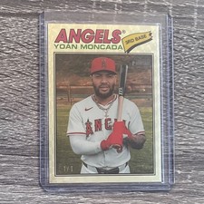 Marketplace image: 2025 Topps Heritage Yoán Moncada #35 Real One 1/1 Super Fractor - (One of One)
