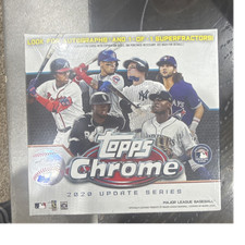 Marketplace image: Topps Chrome Update Series 2020 MLB Trading Card Box 28 Cards Superfractor