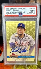 Marketplace image: 2022 Topps Miguel Cabrera 1/1 Superfractor Auto Stadium Club Chrome GRAIL🐯📈
