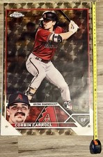 Marketplace image: Corbin Carroll 24” X 36” Fathead Style Vinyl Decal Topps Superfractor Rookie