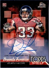 Marketplace image: DEVONTA FREEMAN 2014 BOWMAN CHROME SUPERFRACTOR TOPPS SHELF ROOKIE AUTO SP 1/1