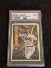 Marketplace image: 2023 Topps Chrome Michael Harris Rookie Expose Superfractor 1/1 Atlanta Braves