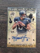 Marketplace image: 2025 Topps Resurgence Matt Hasselbeck SuperFractor 1/1 GoldMM-MN Auto Molecular