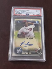 Marketplace image: 2016 Bowman Draft Jesus Luzardo Auto Superfractor 1/1 PSA 9