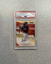Marketplace image: 2017 Bowman’s Best #B17-FM Francisco Mejia Superfractor Rookie Auto PSA 9 RARE