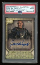 Marketplace image: 2025 Topps Chrome Giancarlo Esposito Star Wars Superfractor Auto 1/1 PSA 9 Moff
