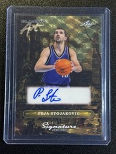 Marketplace image: 2025 Leaf Signature Kings Peja Stojakovic Auto - Gold Superfractor True #d 1/1