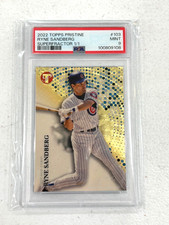 Marketplace image: Ryne Sandberg 2022 Superfractor 1/1 Topps Pristine PSA 9