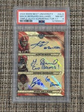 Marketplace image: 2024 Bowman's Best U Triple Auto Mack Bernard Williams Superfractor 1/1 Alabama