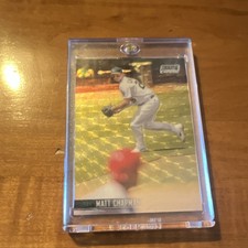 Marketplace image: Topps Stadium Club Chrome 2021 Matt Chapman Superfractor 1/1 #254 Athletics