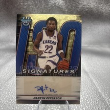 Marketplace image: 2025-26 Topps Bowman Best U Darryn Peterson ISO Signatures Superfractor 1/1