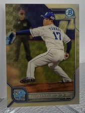 Marketplace image: 2022 Bowman NPB Nippon Professional Baseball Chrome Yuya Yanagi 1/1 Superfractor