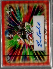Marketplace image: Dillon Gabriel 2025 Leaf Flash Flash of Color Superfractor 1/1 Auto