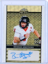Marketplace image: 2024 Leaf Collective BRENNAN ARMSTRONG RC Gold Superfractor AUTO Autograph 1/1