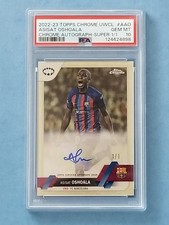 Marketplace image: ASISAT OSHOALA 2022-23 Topps Chrome UWCL SUPERFRACTOR Auto Autograph PSA 10 1/1