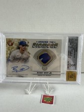 Marketplace image: Bobby Witt Jr. 2023 Topps Pristine Around the Diamond 1/1 SUPERFRACTOR Beckett 8