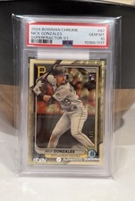 Marketplace image: Nick Gonzales 2024 Bowman Chrome Superfractor 1/1 RC PSA 10