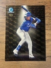 Marketplace image: 1/1 2025 Bowman Chrome Zyhir Hope  Spotlight Superfractor Dodgers