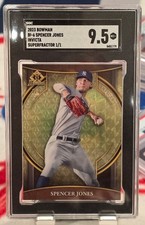 Marketplace image: 2023 Bowman Spencer Jones 1/1 Superfractor SGC 9.5 🔥 SSP Insert