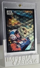 Marketplace image: 2022 Topps Chrome Galaxy Star Wars #72 Wedge Antilles In Battle Superfractor 1/1