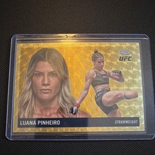 Marketplace image: Topps Chrome UFC Luana Pinheiro Topps #55T-22 SuperFractor 1/1