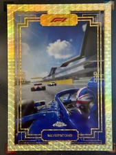 Marketplace image: 2022 Formula 1 Topps Chrome SUPERFRACTOR Box Topper Silverstone 1/1 SILVERSTONE