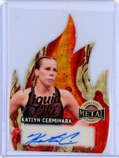 Marketplace image: 2025 Leaf Metal Women of Sport KATLYN CERMINARA Superfractor AUTO Autograph 1/1