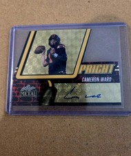Marketplace image: 2025 Leaf Metal Cameron Ward Upright Auto Super Prismatic Gold Superfractor #1/1