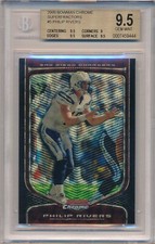 Marketplace image: 🔥🔥🔥 PHILIP RIVERS 2009 Topps BOWMAN CHROME SUPERFRACTOR 1/1 BGS 9.5 GEM🔥🔥🔥