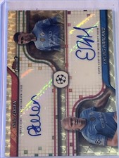 Marketplace image: Topps Finest Autograph Superfractor 1/1 Haaland / Foden