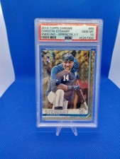 Marketplace image: 2019 Topps Chrome Christin Stewart #69 Rookie Variation Superfractor 1/1 PSA 10