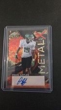 Marketplace image: 2026 Leaf Metal Football Osani Gayles Metal X Red Flood Superfractor Auto - 1/1