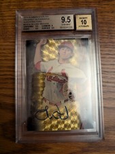 Marketplace image: Luke Weaver 2014 Bowman Sterling Superfractor Auto RC 1/1 of One BGS 9.5 Yankees