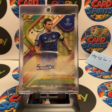 Marketplace image: 2024-25 Topps Finest UCC UEFA Frank Lampard One of One Chelsea Superfractor Auto