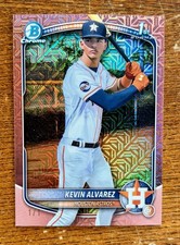 Marketplace image: 2025 Bowman Chrome Kevin Alvarez Rose Gold Superfractor 1/1