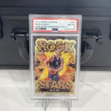 Marketplace image: 2024-25 Topps Chrome Nikola Jokic 1/1 Rock Stars Superfractor - 3 Time MVP